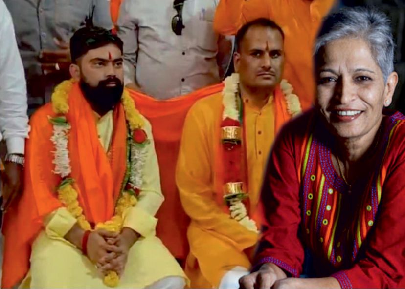 பெண் பத்திரிகையாளரை கொலை செய்து குற்றவாளிகள் ஜாமீனில் வந்த  குற்றவாளிகளுக்கு மாலை அணிவித்து வரவேற்பு..!