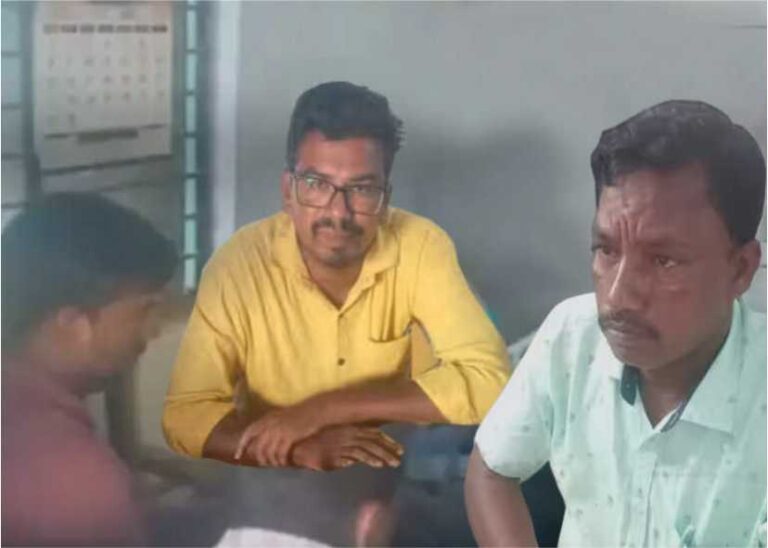 காமக்காபாளையம் 10 ஆயிரம் லஞ்சம் வாங்கிய கிராம நிர்வாக அலுவலர், உதவியாளருடன் கைது..!