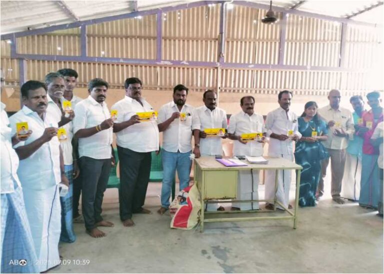 அரியலூர் மாவட்டம், திருமானூரில் திமுக BLA-2, BDA ஆலோசனை கூட்டம்