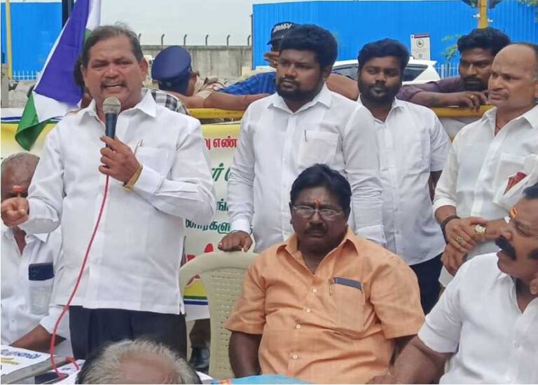 சலவைத் தொழிலாளர்களை பட்டியலின பிரிவில் சேர்க்க கவனயீர்ப்பு ஆர்ப்பாட்டம்..!