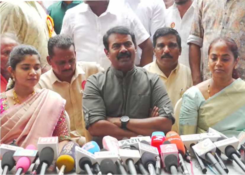 சீமான் திமுகவிற்கு எதிராக இணையும் ஓரணி நாங்கள் அல்ல..! திமுகவை எதிர்க்கும் ஒரே அணி..!