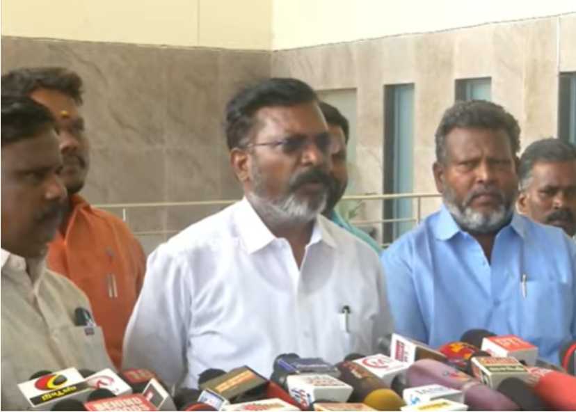 தொல் திருமாவளவன் தவெக எதிரிகள் பட்டியலில் அதிமுக இருக்கிறதா இல்லையா