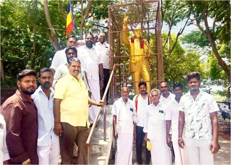 பாமகவின் 37-ஆம் ஆண்டு விழாவை முன்னிட்டு அம்பேத்கர் சிலைக்கு மாலை அணிவித்து மரியாதை..!