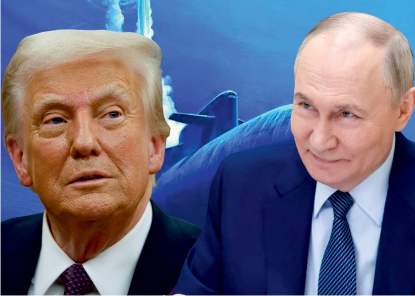 Don't do Donald Trump comedy, boss..! Our President Vladimir Putin is laughing..!