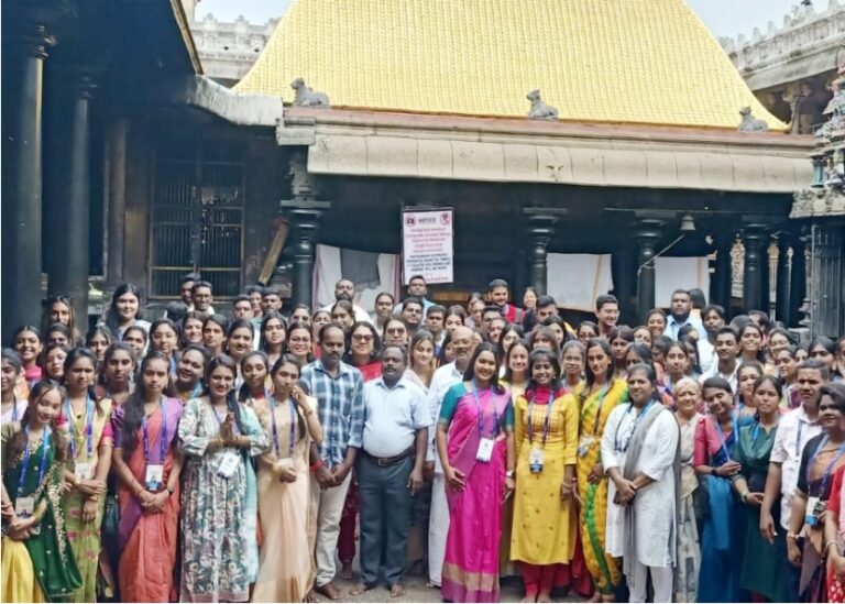 அயலகத் தமிழ் இளைஞர்கள் ‘வேர்களைத் தேடி’ திட்டத்தின் கீழ் நடராஜர் திருக்கோவில் பார்வை..!