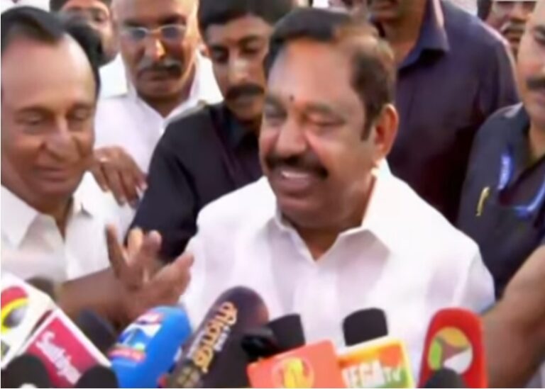 எடப்பாடி பழனிசாமி “எம்ஜிஆரை விமர்சனம் திருமாவளவன் அரசியலில் காணாமல் போய்விடுவார்