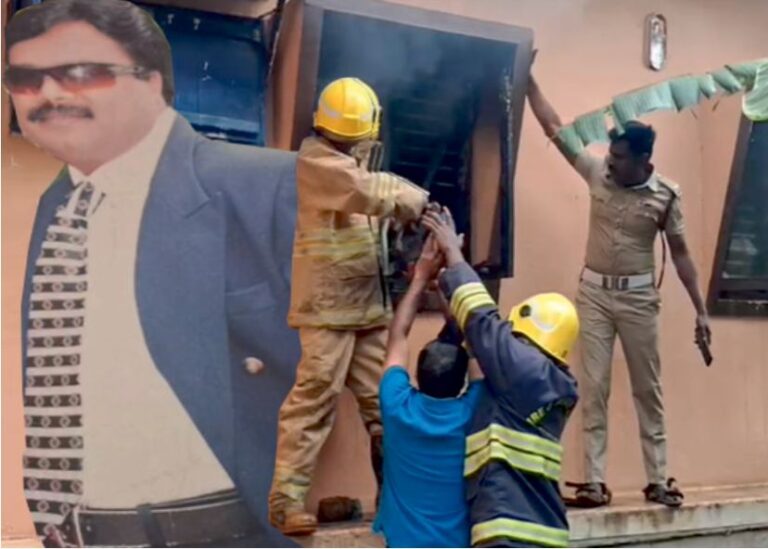 குன்னூரில் திடீரென்று ஏற்பட்ட தீ விபத்தால் ஒருவர் கருகி உயிரிப்பு..!