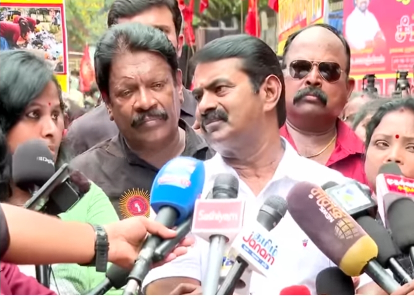 சீமான் கேள்வி இதையும் தனியாருக்கு விட்டால் அப்புறம் அரசுக்கு என்ன வேலை..!!