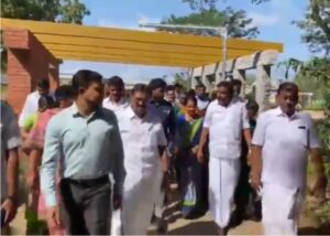 செம்மொழி பூங்கா கட்டுமான பணிகளை அமைச்சர் K. N. நேரு ஆய்வு..!