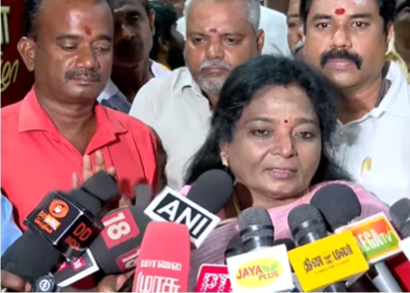 தமிழிசை சவுந்தரராஜன் கேள்வி விஜய் உங்க கொள்கை என்ன முதல்ல சொல்லுங்க..!