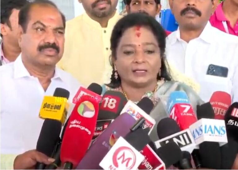 தமிழிசை சவுந்தரராஜன் தலைவர்கள் பொய் சொல்வதற்கு வாய்ப்பு இல்லை..!