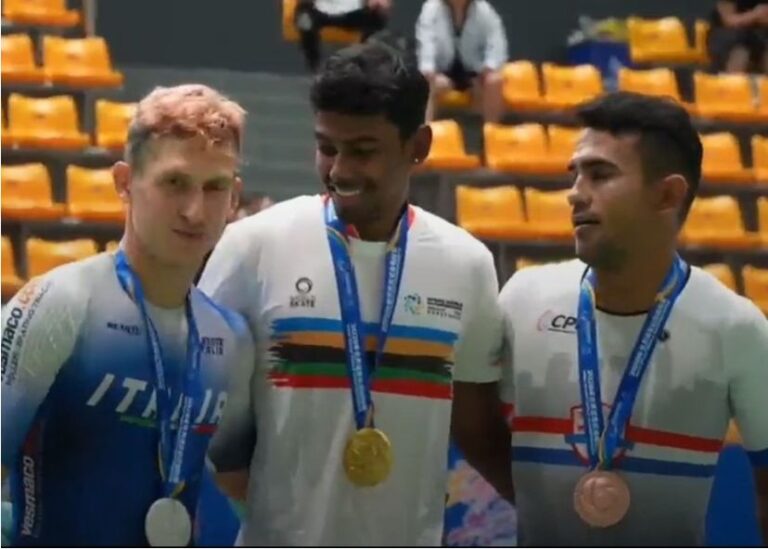 Tamilian Anandakumar Velkumar creates history by winning first gold for India for the first time