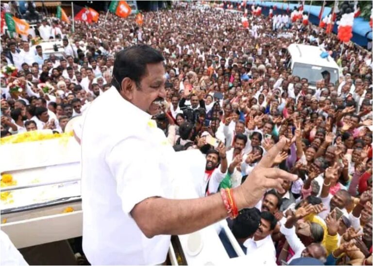எடப்பாடி பழனிசாமி கனிமொழி கனவில் இருக்குது அதிமுக அலுவலகம் சென்னையில் இருக்கிறது