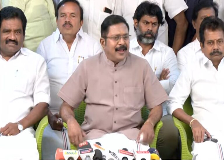 டிடிவி தினகரன் அரசியலில் நிரந்தர எதிரியோ, நண்பரோ இல்லை..!! துரோகியை ஏற்க முடியாது!!