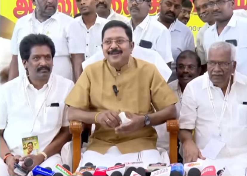 TTV தினகரன் பழனிசாமி துரோகத்தின் நஞ்சு செடி!! வரும் தேர்தலில் அமமுக பாடம் புகட்டுவார்கள்!!