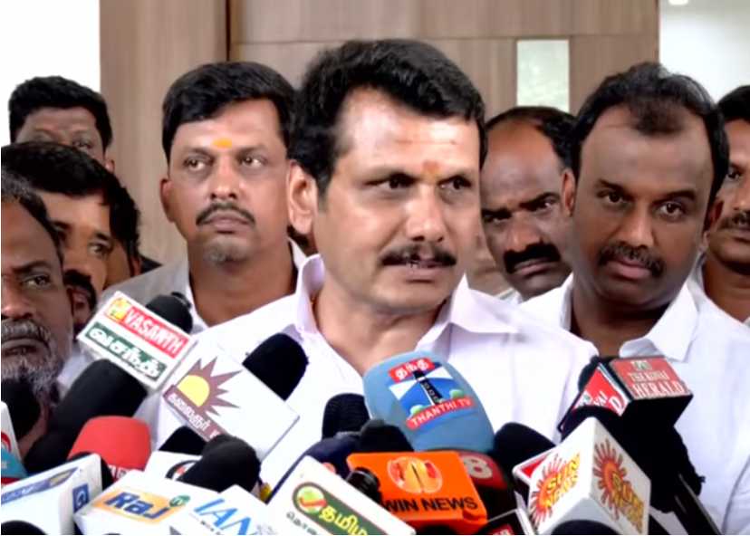 செந்தில் பாலாஜி விமர்சனம் அதிமுகவினருக்கு கூச்சமே இல்லை!! ஒரு மாயை உருவாக்க பார்க்கிறார்கள்!!