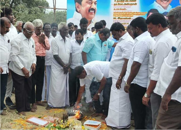 6 கோடி மதிப்பில் மாம்பாக்கம் முதல் போலச்சேரி வரை தார் சாலைக்கு பூமிபூஜை!!
