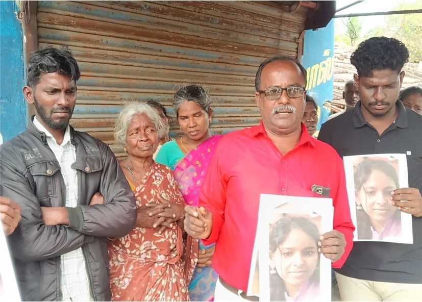 கடலூரில் பெண் வரதட்சனை மற்றும் ஆணவப்படுகொலை!! கடலூர் அரசு மருத்துவமனை முற்றுகை!!