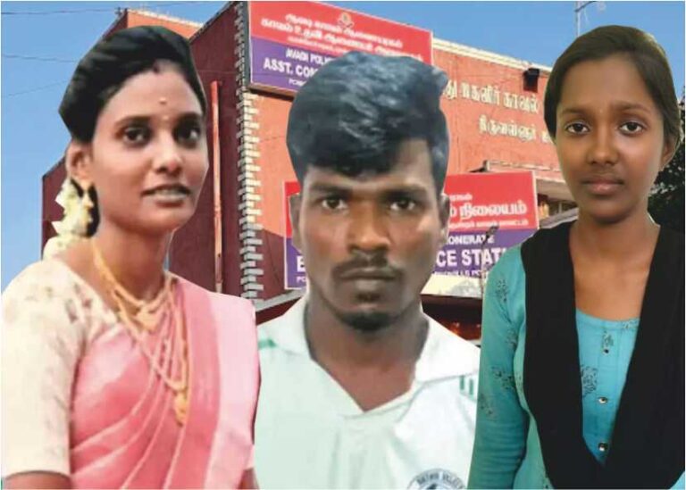 சித்தி மகளுடன் தகாத உறவு..!! தட்டிக் கேட்ட மனைவியை கொன்ற கணவன் சித்தி மகளுடன் கைது..!!