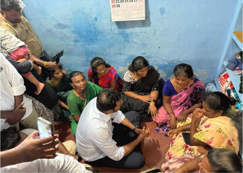 ஆதவ் அர்ஜுனாவுக்கு கிராம மக்கள் கடும் எதிர்ப்பு
