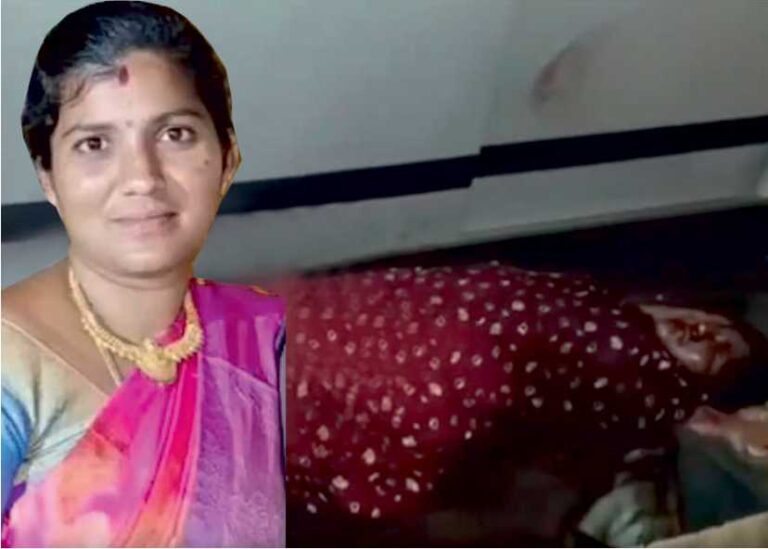 கள்ளக்காதல் விவகாரத்தில் இளம்பெண் கழுத்தறுத்துக்கொலை செய்த கணவன்!!