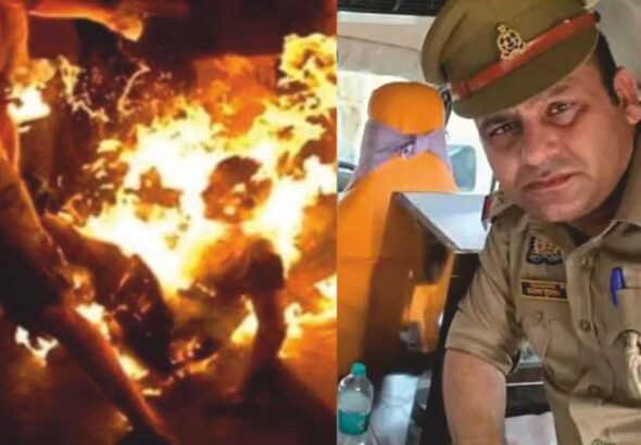 ஆதரவற்ற முதியவரை உயிருடன் எரித்து கொடூரமாக கொன்ற முன்னாள் காவலர்!