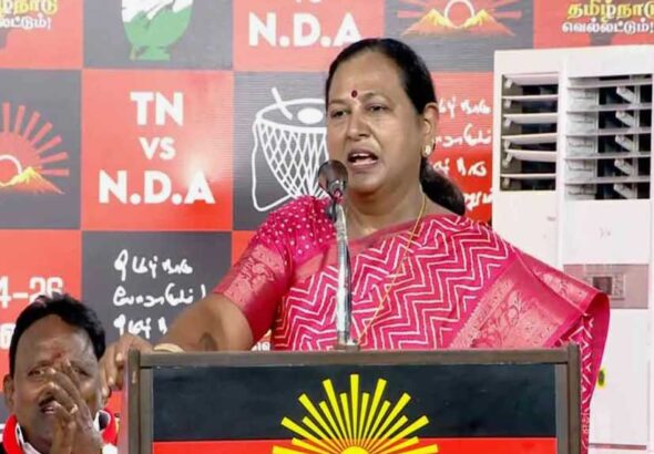 பிரேமலதா விஜயகாந்த் விமர்சனம் விஜய் லாலிபாப் சாப்பிடுற பேபி!!