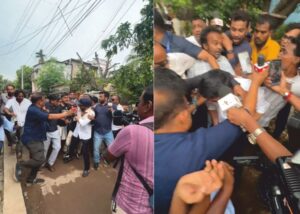 Attack on Mamata Banerjee's brother's son Abhishek Banerjee!!