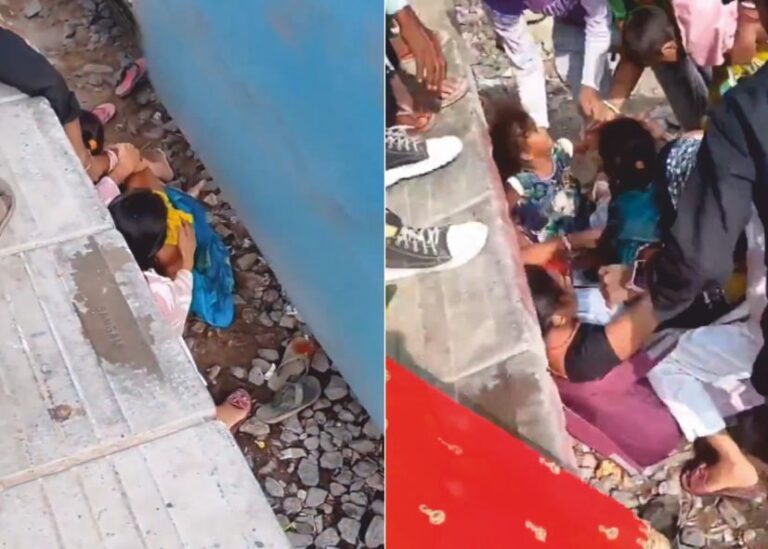 குழந்தைகளின் உயிரைக் காக்க தாயின் போராட்டம்!! திக் திக் அந்த சில நிமிடங்கள்!!