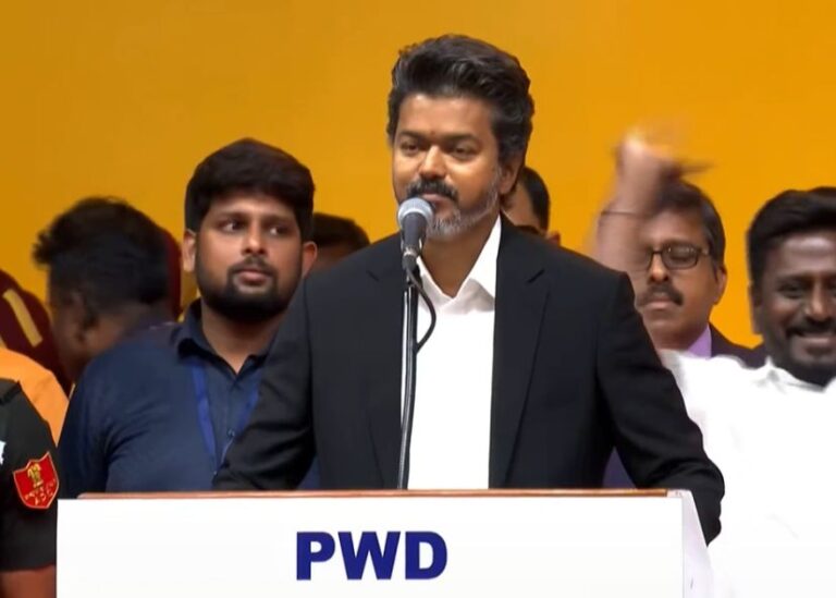 தமிழ்நாட்டின் முதலமைச்சராக தவெக தலைவர் விஜய் பதவியேற்றார்!!