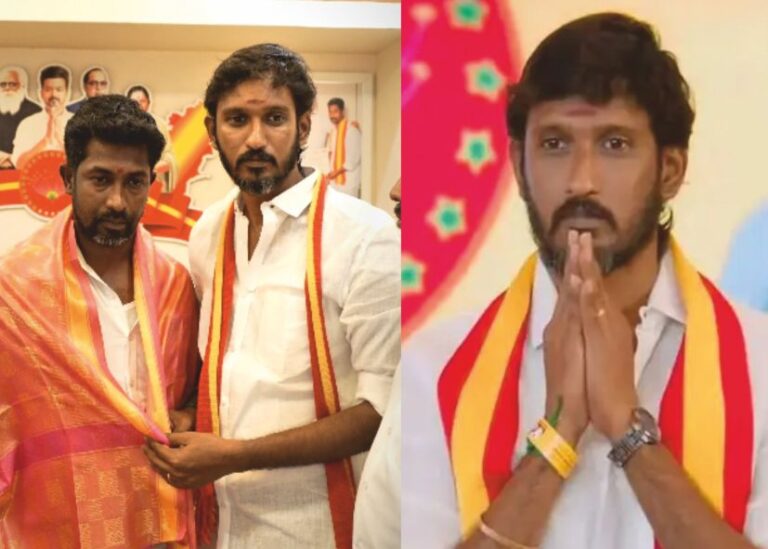 திருச்சி மாநகர காவல் ஆணையரிடம் தவெக எம்எல்ஏ மீது பண மோசடி புகார்!!