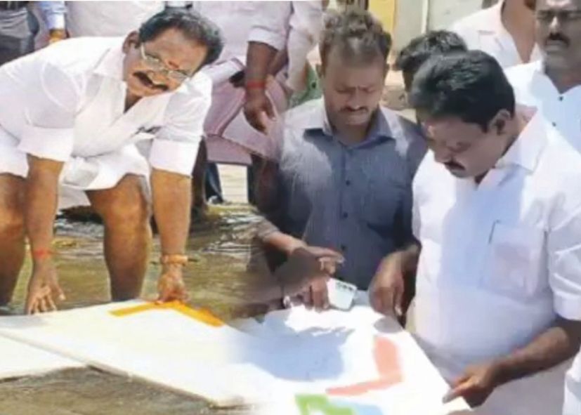 தெர்மாகோல் செல்லூர் ராஜூவை மிஞ்சும் தவெக எம்எல்ஏ நவல்பட்டு விஜி ஐடியா..!