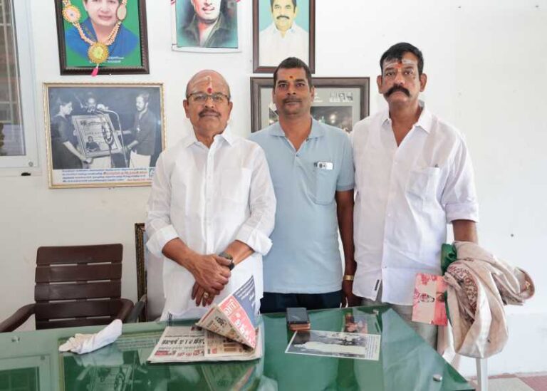 பொள்ளாச்சி.V. ஜெயராமன் அவர்களுக்கு வாழ்த்து தெரிவித்த அபிராம் பிரசாத்!!