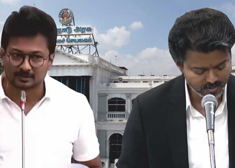 ராயபுரம் தவெக எம்எல்ஏ அடிக்கப் பாய்ந்தபோது வேடிக்கைப் பார்த்த விஜய்!!