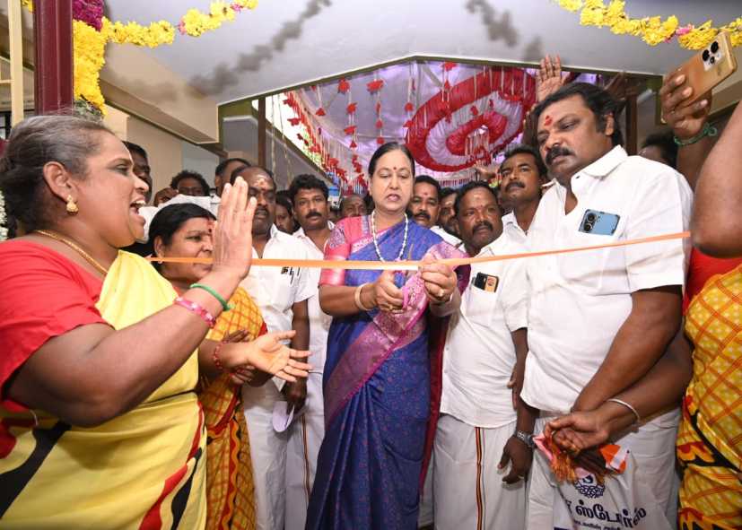 விருத்தாசலம் சட்டமன்ற அலுவலகத்தை திறந்து வைத்த பிரேமலதா விஜயகாந்த்!!