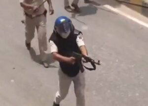 AK-47 firing at students! Video goes viral online!!