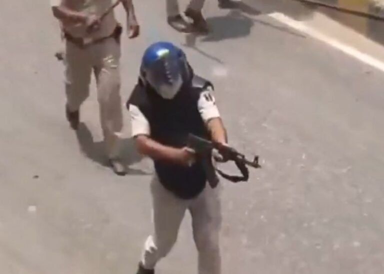 AK-47 firing at students! Video goes viral online!!
