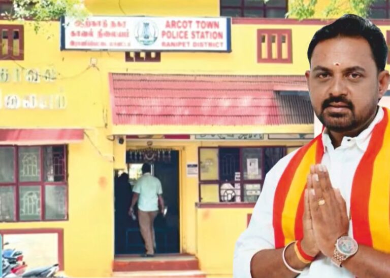 TVK functionary Vijay Mohan sexually harasses young woman; sensational complaint filed at Arcot police station!