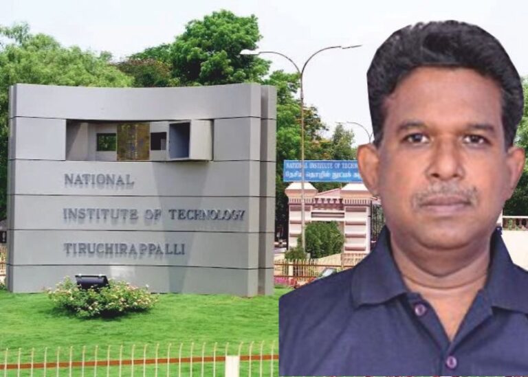 Trichy NIT Professor Gerald shared a private video of a female professor with students!!
