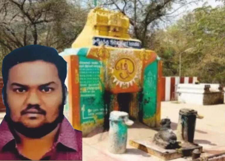 திருவண்ணாமலை இடுக்கு பிள்ளையார் கோவில் குகையில் மணிக்குமார்
