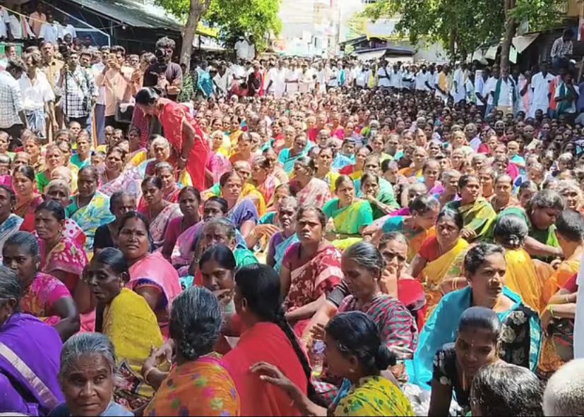 தேனியில் கடையடைப்பு போராட்டத்தில் இறங்கிய மலைக் கிராம மக்கள்!!