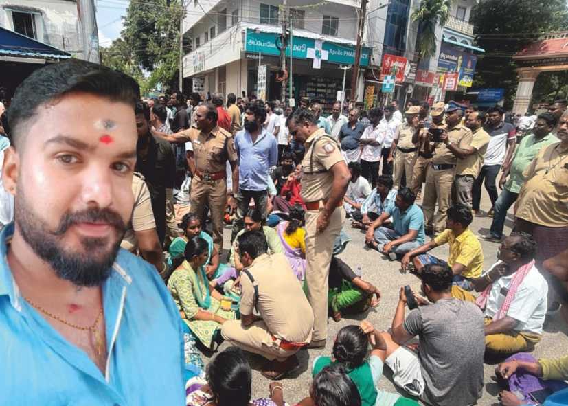 நாகர்கோவிலில் விசாரணைக் கைதி மரணம்!! உறவினர்கள் உடலை வாங்க மறுத்து போராட்டம்!!