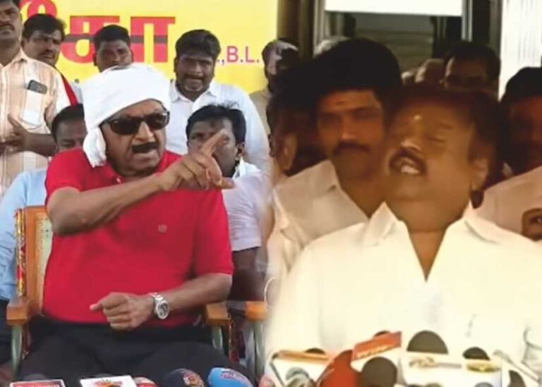 வைகோ அவர்களே.. யார் கோமாளி!! விஜயகாந்த்