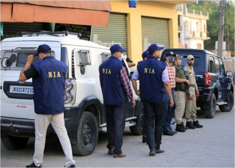 NIA raids at 13 locations, including Chennai, Madurai, Coimbatore, and Mizoram.