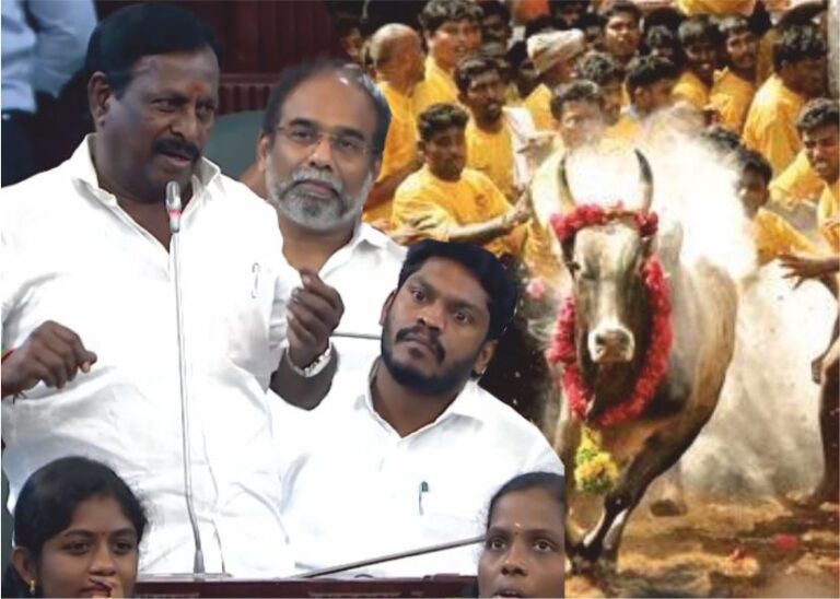 இளைஞர்களை சீரழிக்கும் ஜல்லிக்கட்டு..!! தவெக எம்.எல்.ஏ. பேச்சுக்கு குவிந்து வரும் கண்டனங்கள்!