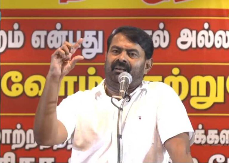சீமான் கேள்வி நல்ல தகப்பன் உடம்பு சரியில்லாத குழந்தை தூக்கிட்டு IPLலு போவாங்களா!