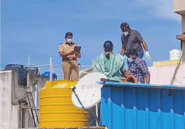 பெண் கொடூரமான முறையில் கொலை செய்து தண்ணீர் தொட்டியில் சடலம் வீசிய கொடுமை..!!