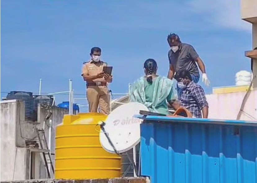 பெண் கொடூரமான முறையில் கொலை செய்து தண்ணீர் தொட்டியில் சடலம் வீசிய கொடுமை..!!
