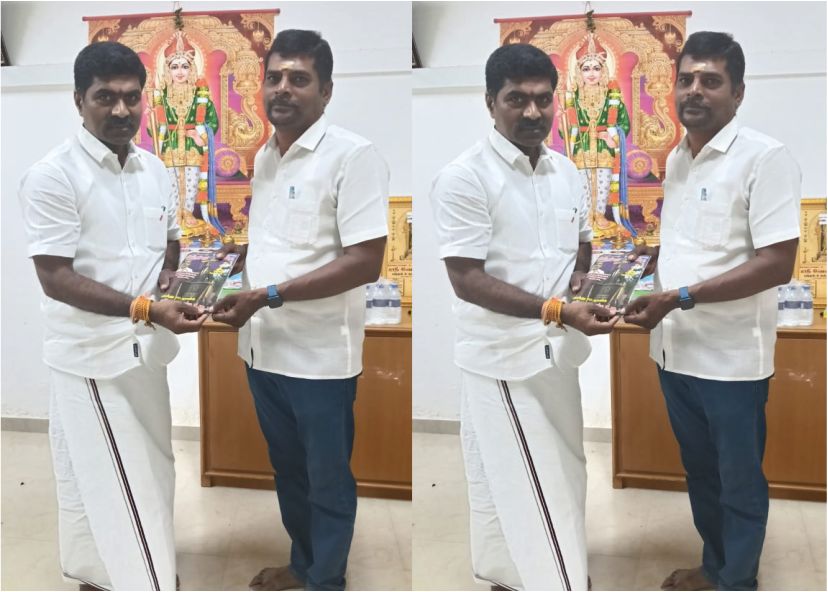 வேல் குமார் M.சாமிநாதன் அவர்களை இந்தியா ஃபஸ்ட் அரசியல் ஆசிரியர் K. அபிராம்பிரசாத் சந்திப்பு!!