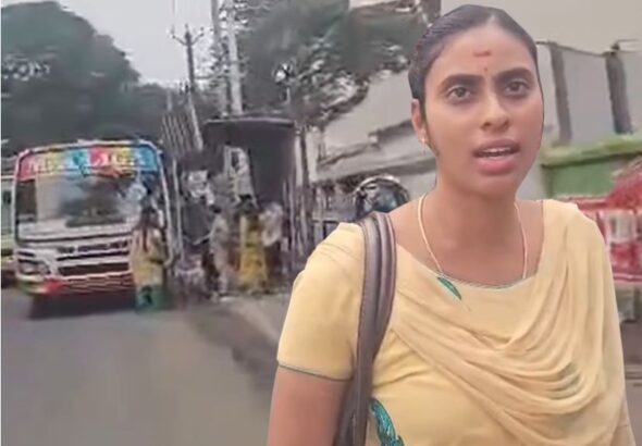 “சிங்கம் போல சிங்கிளா..!! லெப்ட் ஹேண்டில் டீல் செய்த சிங்கப்பெண்!!